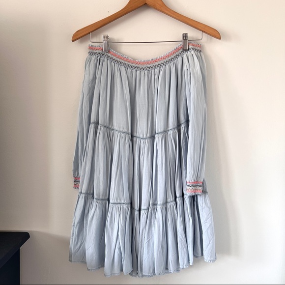Free People Embroidered Dress - Picture 4 of 13